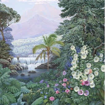 Papier peint panoramique Firone 150x330 cm - 3 lés - côté gauche Isidore Leroy