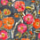 Samt Poppies Lalie Design Floraison TI/POPP/ONE