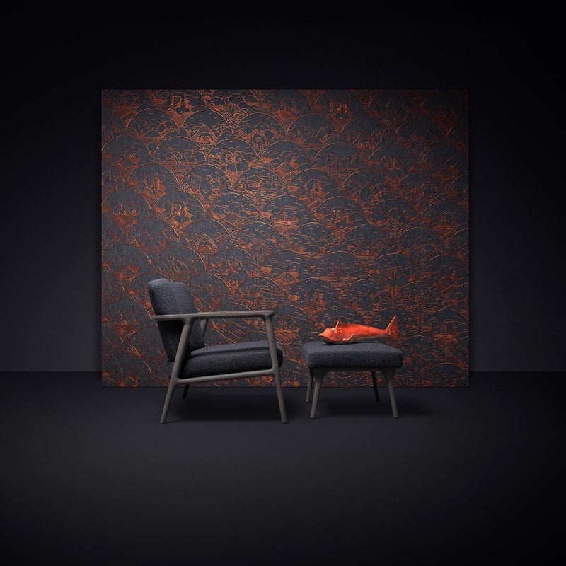 Wandverkleidung Indigo Macaqueing MOOOI by Arte