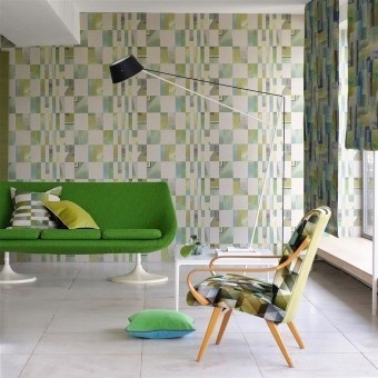 Parterre Wallpaper Emerald Designers Guild