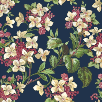 Flowery Wallpaper Beige Coordonné