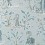 Royale Toile Wallpaper Thibaut Aqua T72575