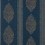 Chappana Wallpaper Thibaut Navy/Red T10238