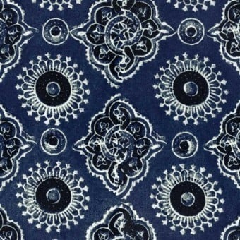 Ajrak Fabric