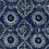 Ajrak Fabric Mindthegap Black/Blue FB00020