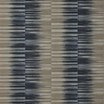 Tapete Mekong Stripe Charcoal/Taupe Thibaut