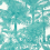 Palm Botanical Wallpaper Thibaut Turquoise T10101