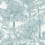 Papier peint Palm Botanical Thibaut Spa Blue T10104