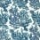 Marine Coral Wallpaper Thibaut Navy T10124