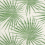 Carta da parati Palm Frond Thibaut Green/White T10142