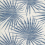 Carta da parati Palm Frond Thibaut Navy/White T10144