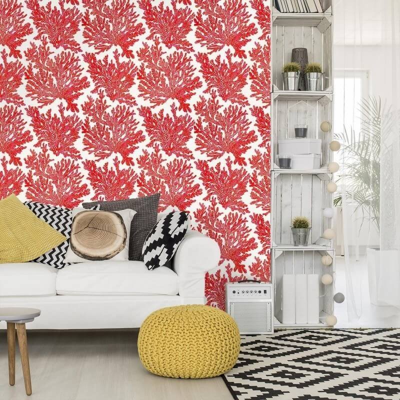 Marine Coral Wallpaper Thibaut