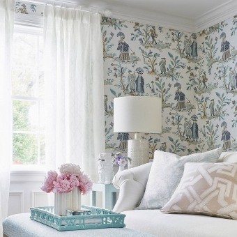 Royale Toile Wallpaper