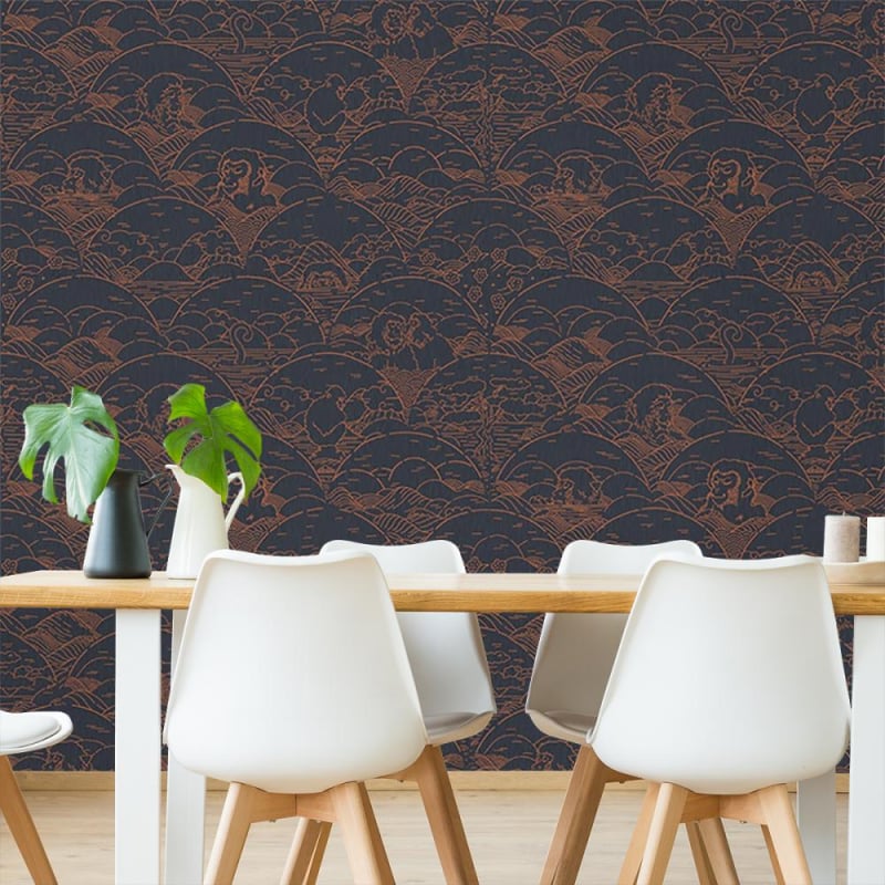 Wandverkleidung Indigo Macaqueing MOOOI by Arte