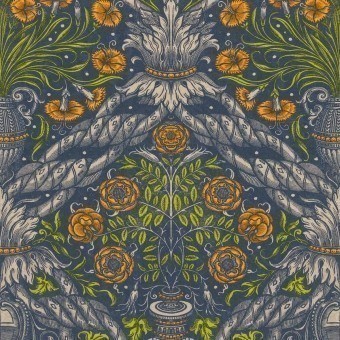 Papeles pintados panorámico Floral Ornament