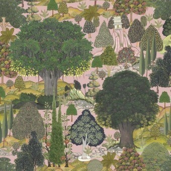 Papier peint panoramique Jardin Sauvage Green Mindthegap