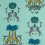 Tela Creatura Emma J. Shipley by Clarke and Clarke Turquoise F1483/01