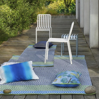 Cortez Cobalt in-outdoor rug
