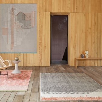 Backstitch Calm Brick Rug