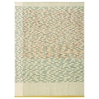 Backstitch Busy Green Rug