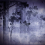 Papier peint panoramique Forêt Stella Cadente Bleu marine SC007CAA