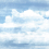 Carta da parati panoramica Nuages Stella Cadente Bleu ciel SC010CAA