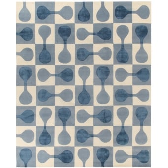 Tapis Sorrento Blue par Gio Ponti