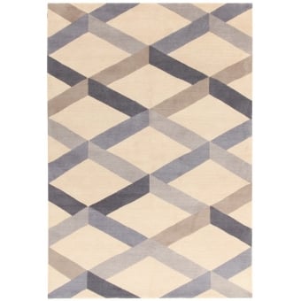 Tapis Incroci Blue par Gio Ponti