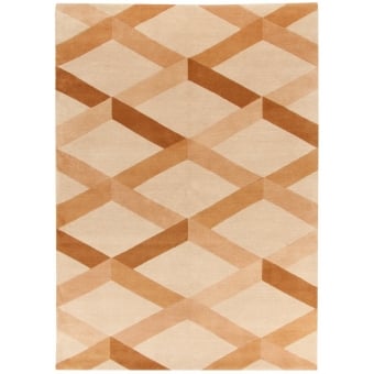 Incroci Beige Rug by Gio Ponti