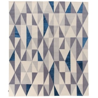 Tapis Diamantina Blue par Gio Ponti