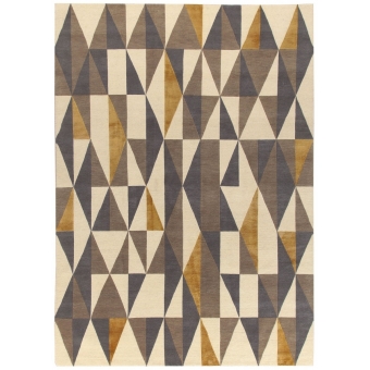 Tapis Diamantina Yellow Grey par Gio Ponti