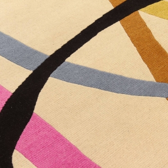 Tapis Lettera Disegnata Multi par Gio Ponti