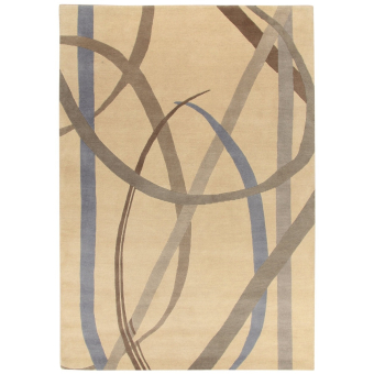 Tapis Lettera Disegnata Grey par Gio Ponti