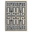 Alfombras Labirinto par Gio Ponti AMINI Blue 20283