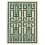 Labirinto Rug by Gio Ponti AMINI Green 20289