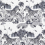 Tela Lost World Emma J. Shipley by Clarke and Clarke Bleu F1484/01