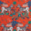 Lost World Fabric Clarke and Clarke Red F1484/02