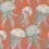 Carta da parati Jelly Fish Bloom Thibaut Coral/Turquoise T13172