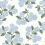 Papel pintado Hydrangea Rifle Paper Co. Bleu/White RI5143