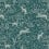 Carta da parati Fable Rifle Paper Co. Emerald/Metallic Silver RI5104