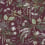 Juniper Forest Wallpaper Rifle Paper Co. Burgundy RI5164