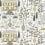 Carta da parati Camont Rifle Paper Co. Linen/Metallic Gold RI5107
