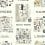 Papier peint City Maps Rifle Paper Co. Grey/Gold RI5161