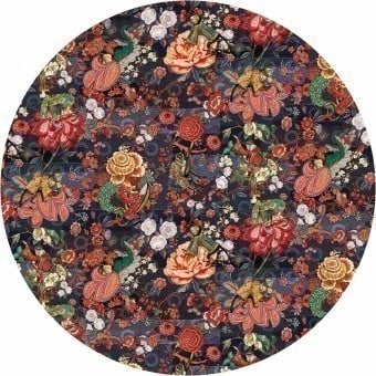 Tapis Rendezvous Tokyo blue rond