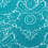 Tessuto Mondragon Olivades Bleu turquoise TMH0395.B08