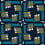 Abracadabrantesque Wallpaper Coralie Prévert Cobalt 005-W051