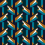 Coupdefroudrer Wallpaper Coralie Prévert Turquoise 005-W052