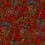 Papier peint panoramique Wild Artichoke Pascale Risbourg Red ARTRED100 - 300x280 cm