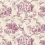 Papel pintado Erotic Toile de Jouy Pascale Risbourg Pink TDJPNK