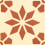 Monochrome cement Tile Carodeco Terracotta 7190-4-20x20x1,6